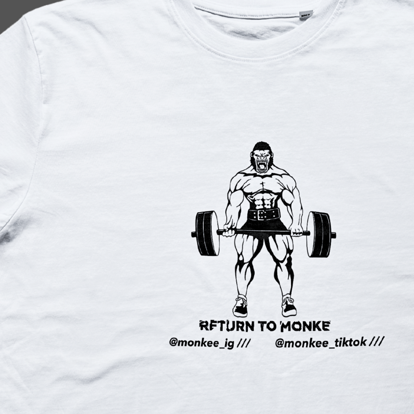Return to monke T-shirt (white)