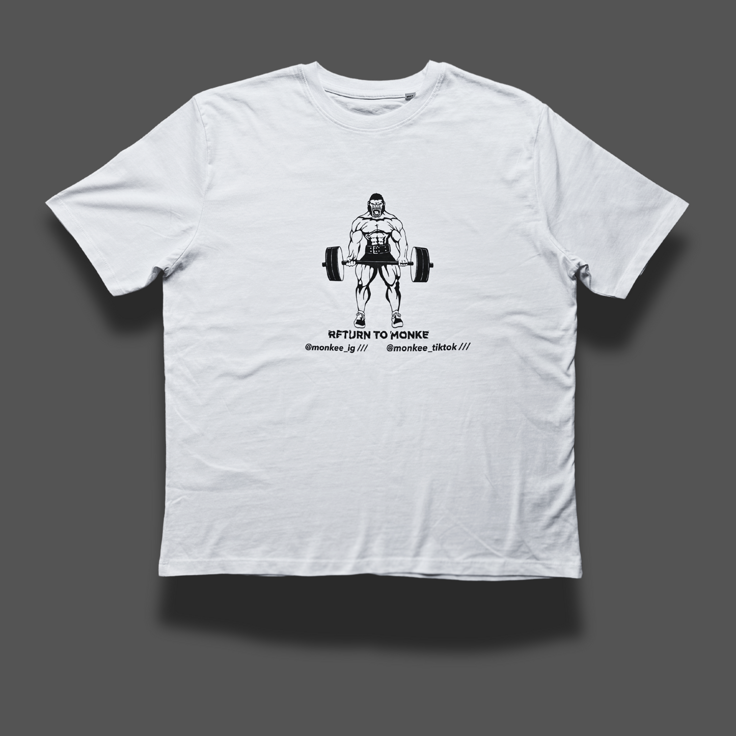 Return to monke T-shirt (white)