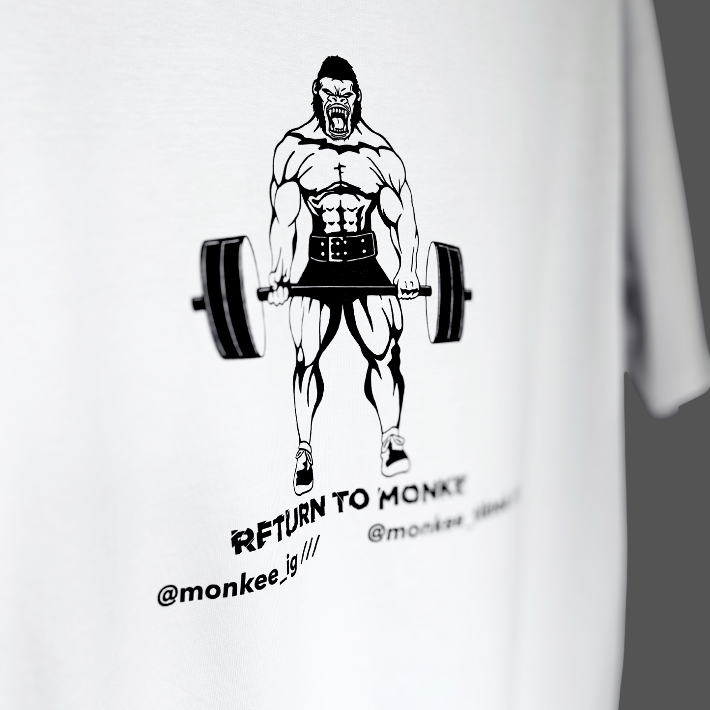 Return to monke T-shirt (white)