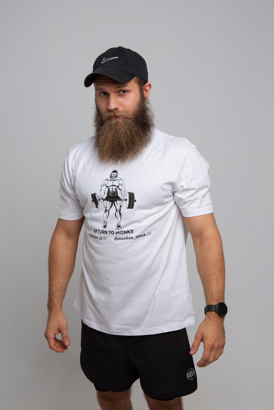 Return to monke T-shirt (white)