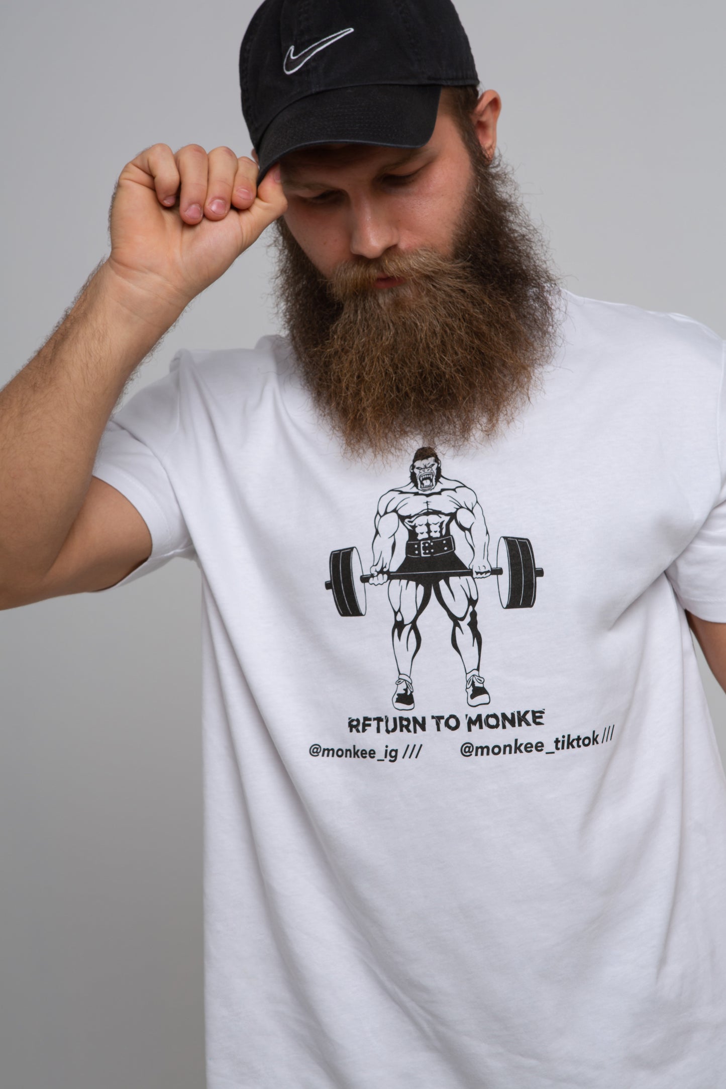Return to monke T-shirt (white)